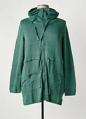 Veste casual coupe droite vert SHEEGO femme