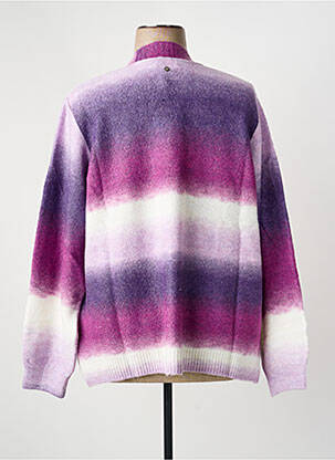 Gilet manches longues coupe cintrée violet SHEEGO femme