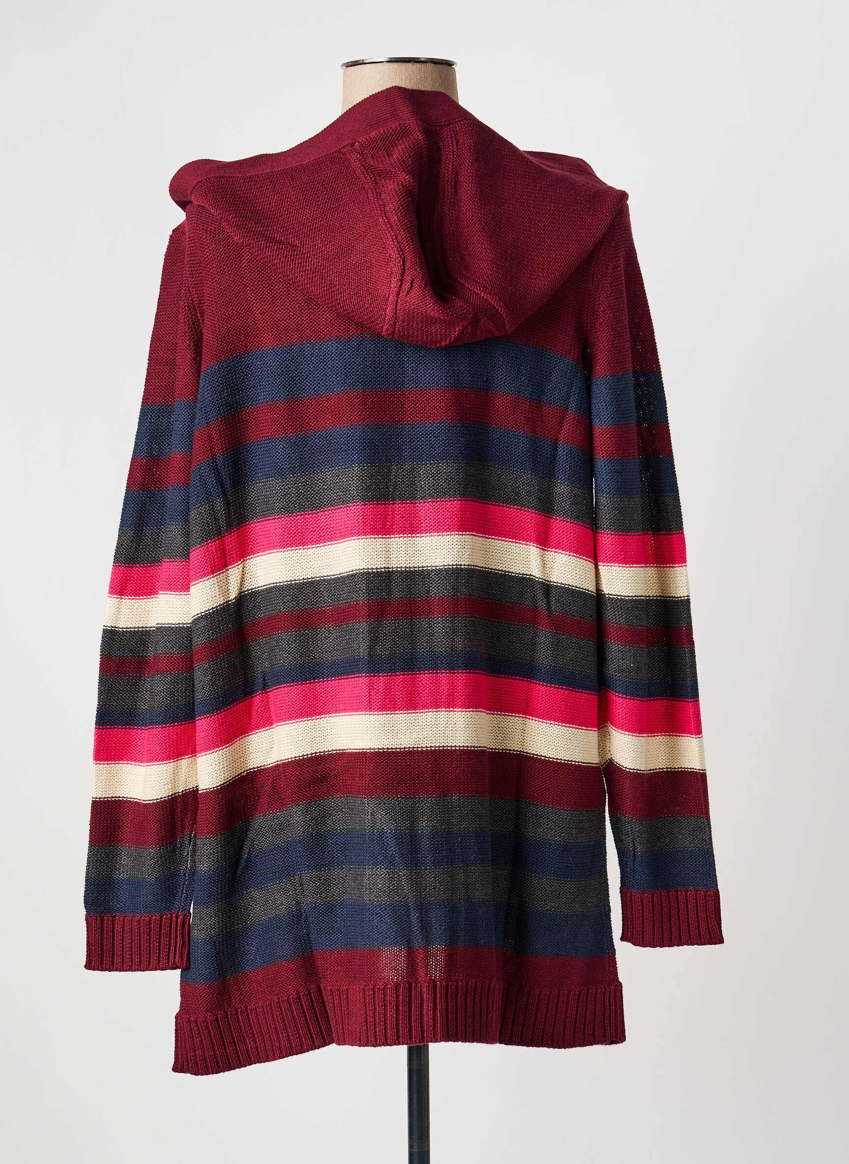 Gilet manches longues manches longues violet SHEEGO femme