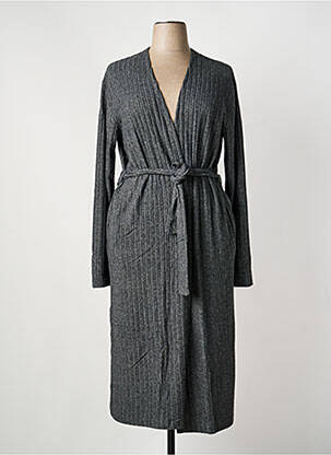Gilet manches longues stretch gris SHEEGO femme