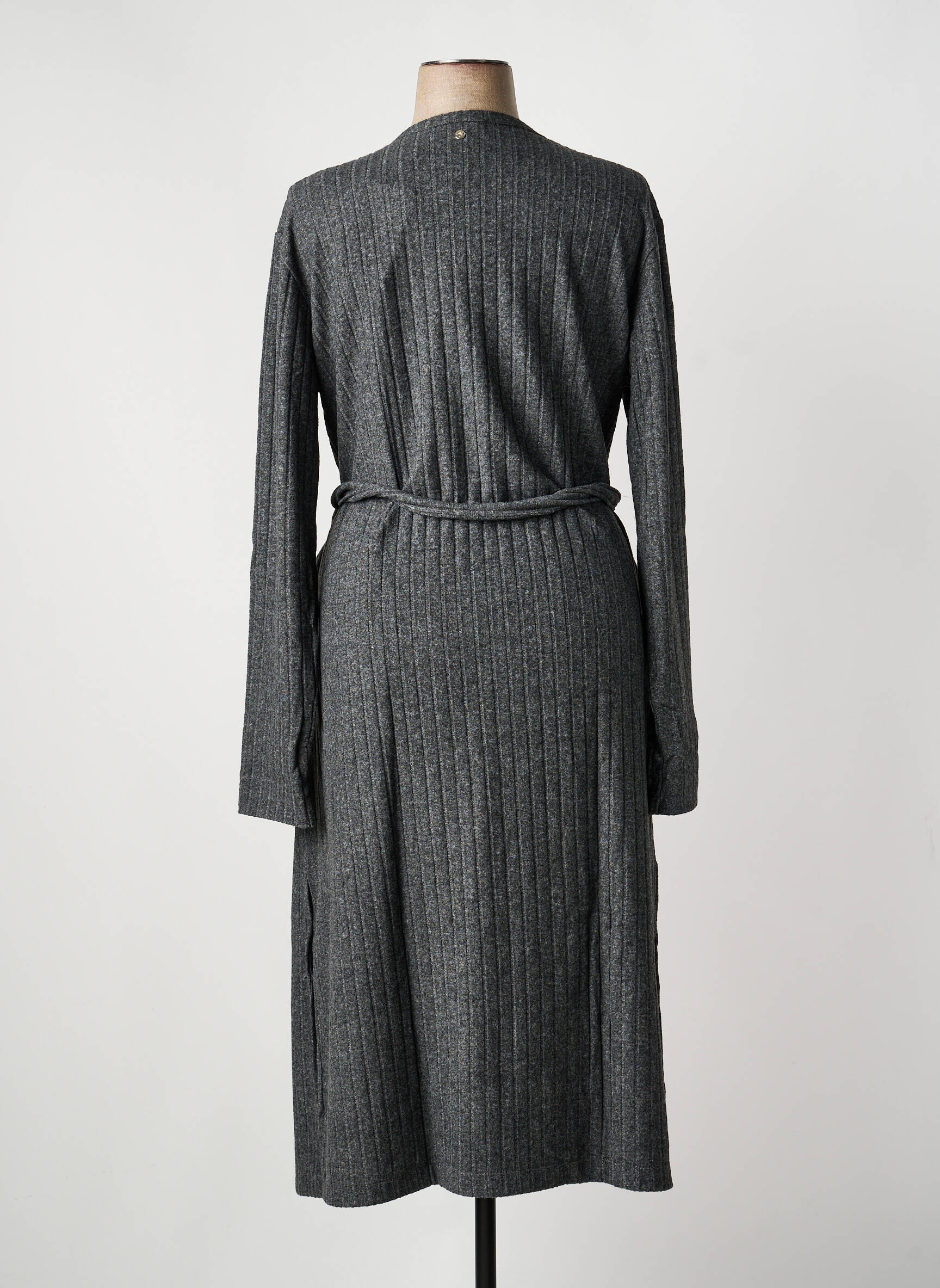 Gilet manches longues stretch gris SHEEGO femme