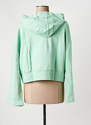 Sweat-shirt à capuche manches longues manches longues vert SHEEGO femme