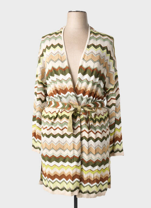 Gilet manches longues vert OUI femme