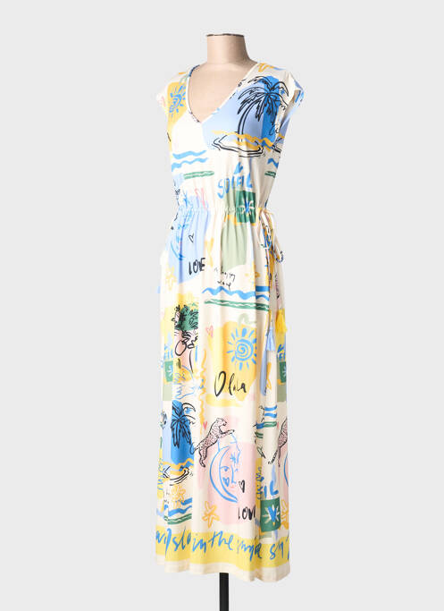 Robe longue bleu OUI femme