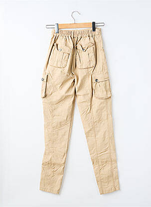 Pantalon cargo poches taille normale beige NU JEANS femme