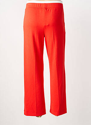 Pantalon droit stretch taille normale rouge TUZZI femme