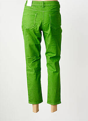 Pantalon 7/8 stretch taille normale vert OUI femme