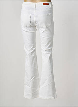 Pantalon droit stretch taille normale blanc OUI femme