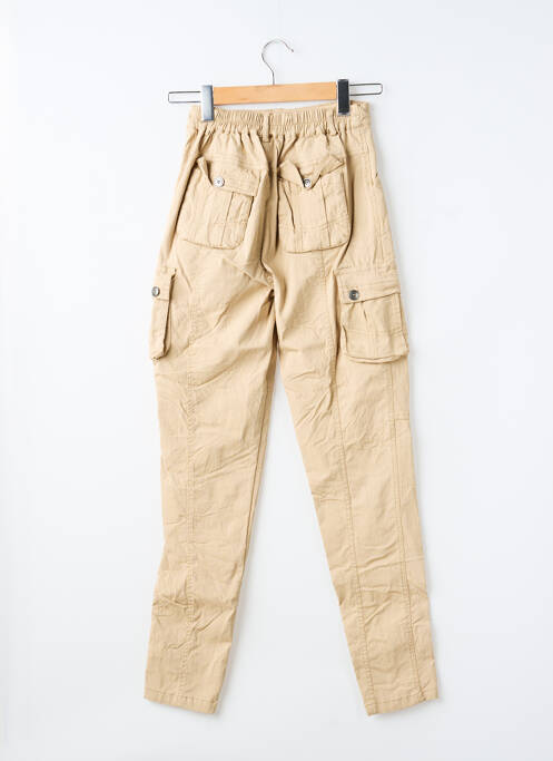 Pantalon cargo taille élastique taille normale beige NU JEANS femme