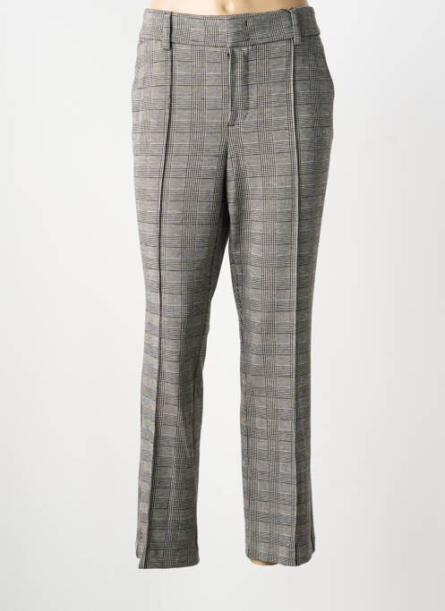 Pantalon droit stretch taille normale gris OUI femme