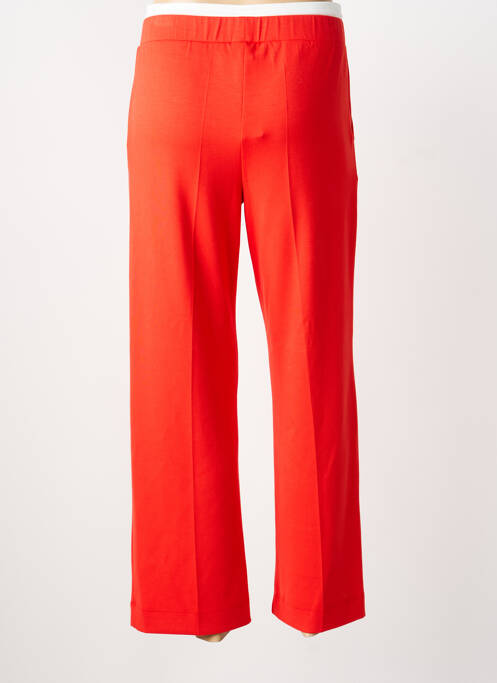 Pantalon droit stretch taille normale rouge TUZZI femme
