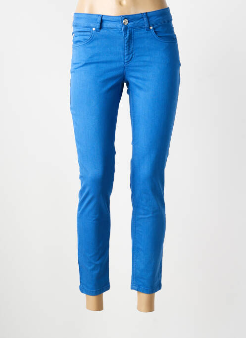 Pantalon 7/8 stretch taille normale bleu OUI femme