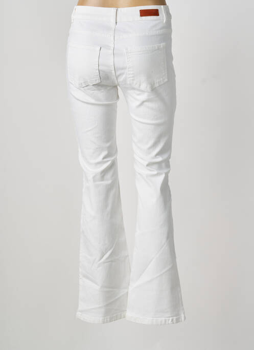 Pantalon droit stretch taille normale blanc OUI femme