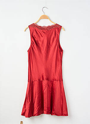 Robe mi-longue sans manche sans manche rouge REFORMATION femme