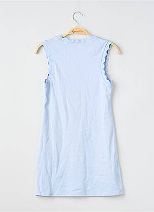 Robe courte sans manche sans manche bleu DIVIDED H&M femme