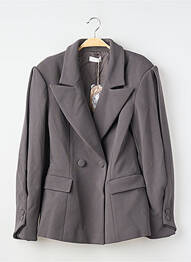 Blazer poignets boutonnés gris MESHKI femme
