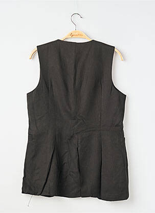 Gilet sans manche coupe cintrée noir REFORMATION femme