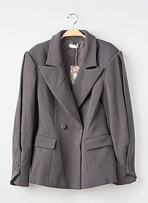 Blazer poignets boutonnés gris MESHKI femme