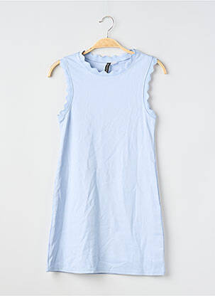 Robe courte sans manche sans manche bleu DIVIDED H&M femme