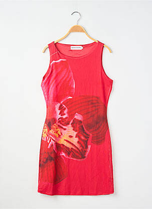 Robe courte sans manche sans manche rouge AGNESE STUDIOS femme