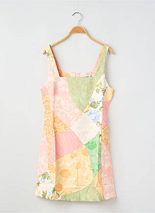 Robe courte sans manche sans manche vert DESIGUAL femme