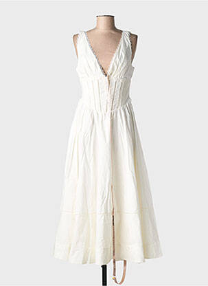 Robe longue sans manche sans manche blanc HOUSE OF CB LONDON femme