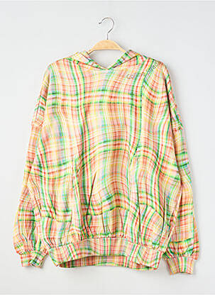 Sweat-shirt à capuche manches longues manches longues vert DESIGUAL femme