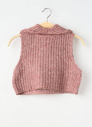 Top coupe cintrée sans manche violet COLLUSION femme