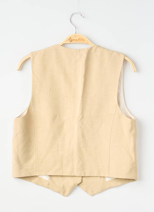 Gilet sans manche doublure beige ZARA femme