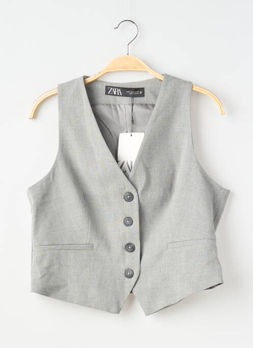 Gilet sans manche doublure gris ZARA femme