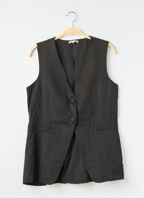 Gilet sans manche coupe cintrée noir REFORMATION femme