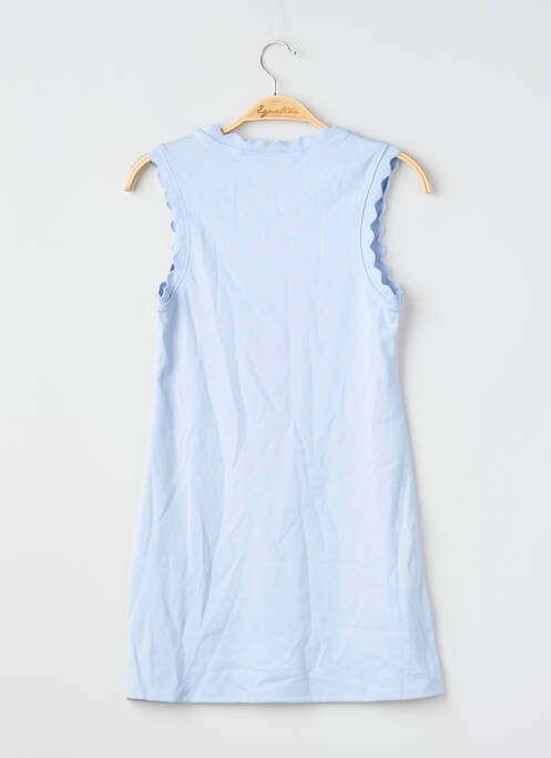 Robe courte sans manche sans manche bleu DIVIDED H&M femme