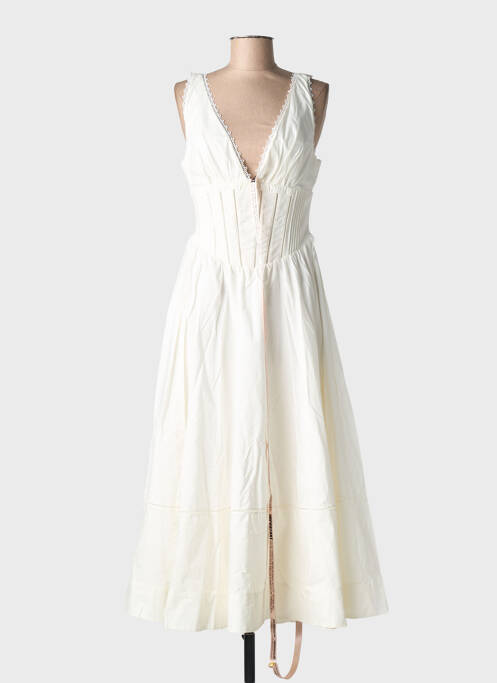 Robe longue sans manche sans manche blanc HOUSE OF CB LONDON femme
