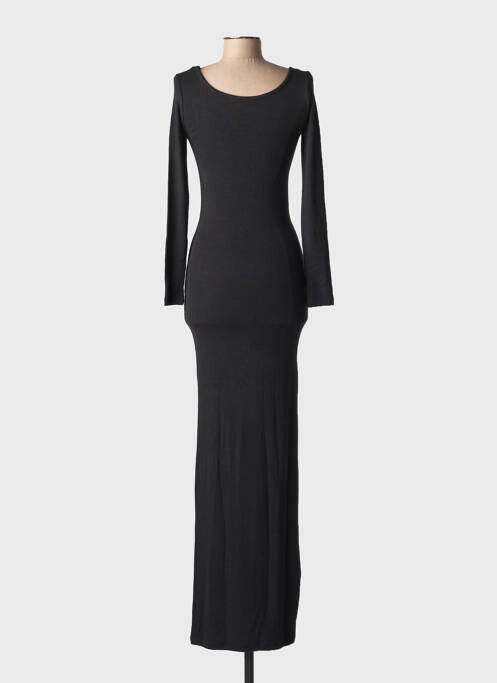 Robe longue manches longues manches longues noir IMII femme