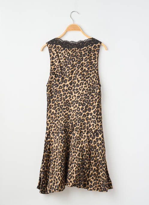 Robe mi-longue sans manche sans manche marron REFORMATION femme