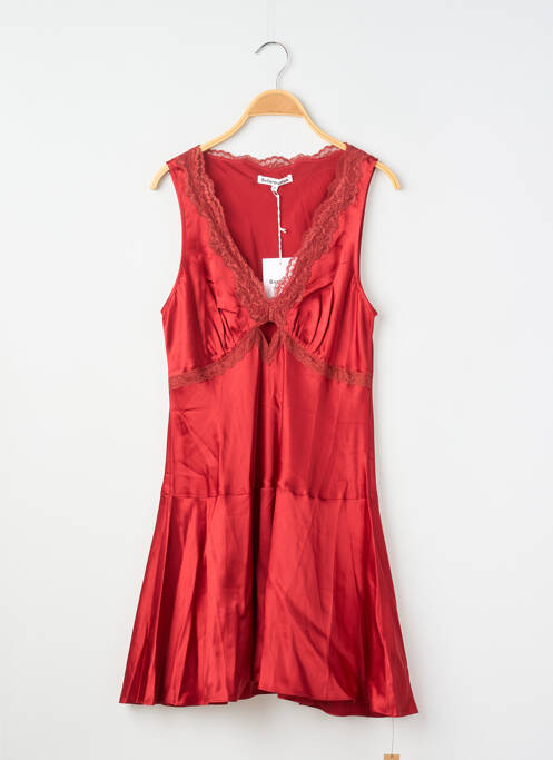 Robe mi-longue sans manche sans manche rouge REFORMATION femme