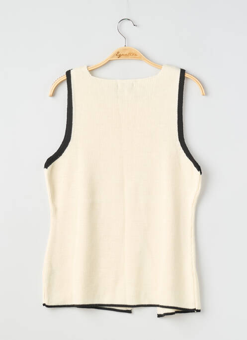 Top sans manche sans manche beige ASOS femme