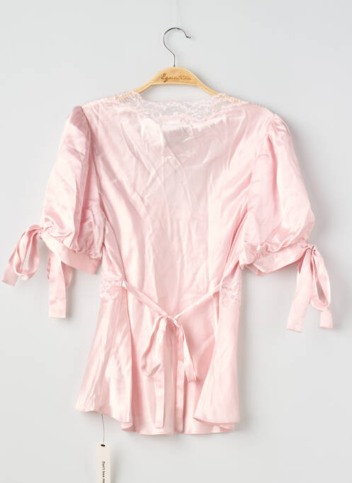 Top manches courtes manches courtes rose REFORMATION femme