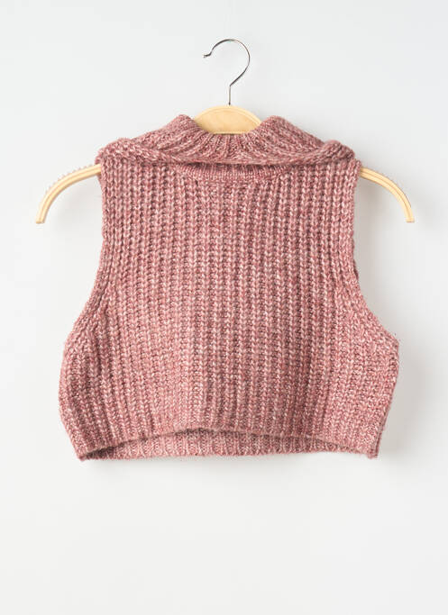 Top coupe cintrée sans manche violet COLLUSION femme