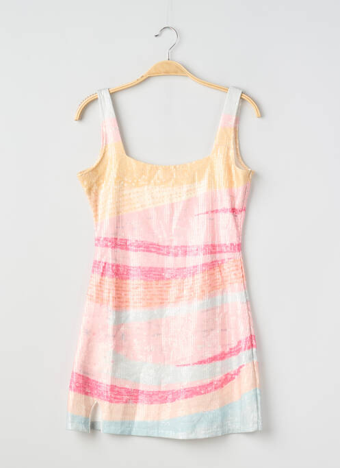 Tunique sans manche coupe cintrée rose AGNESE STUDIOS femme