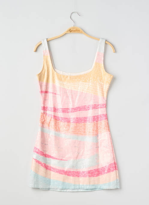 Tunique sans manche coupe cintrée rose AGNESE STUDIOS femme