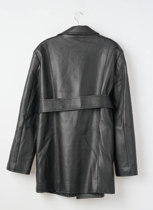 Veste simili cuir manches longues noir MANIÈRE DE VOIR femme
