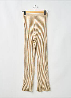 Pantalon flare taille élastique taille normale beige NA-KD femme
