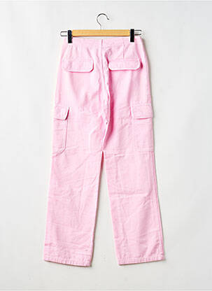 Jeans coupe droite stretch taille normale rose ZARA femme