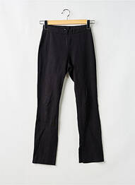 Pantalon slim taille élastique taille normale noir RECC femme