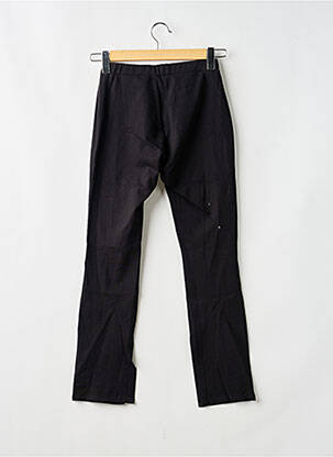 Pantalon slim taille élastique taille normale noir RECC femme