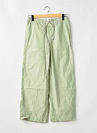 Pantalon droit tissage popeline taille normale vert BDG URBAN OUTFFITERS femme