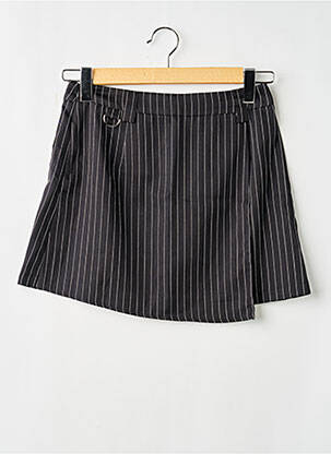 Mini-jupe coupe asymétrique noir CIDER femme
