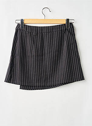 Mini-jupe fermeture zip latéral noir CIDER femme