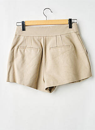 Short taille à pinces taille normale beige MESHKI femme